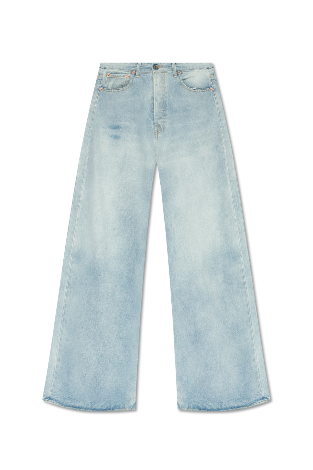 Light blue Jeans with wide legs VETEMENTS Vitkac Italy